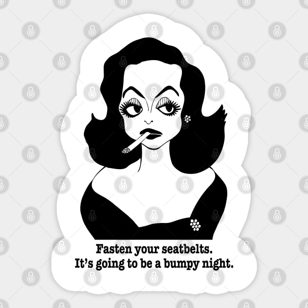 CLASSIC HOLLYWOOD FILM ACTRESS Sticker by cartoonistguy